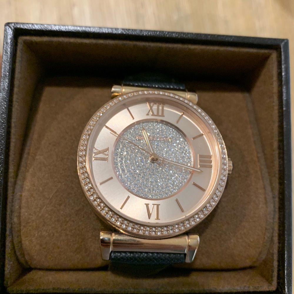 Rose gold Michael Kors watch